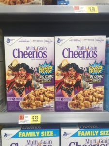 Wonder Woman Comic 2017 Cheerios Cereal Box 2