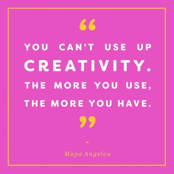 Quote: Maya Angelou on Using Up Creativity | Sharon Abimbola Salu