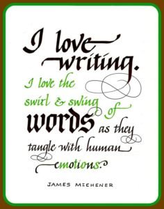 Human Emotions - James Michener - Swirl and Swing of Words